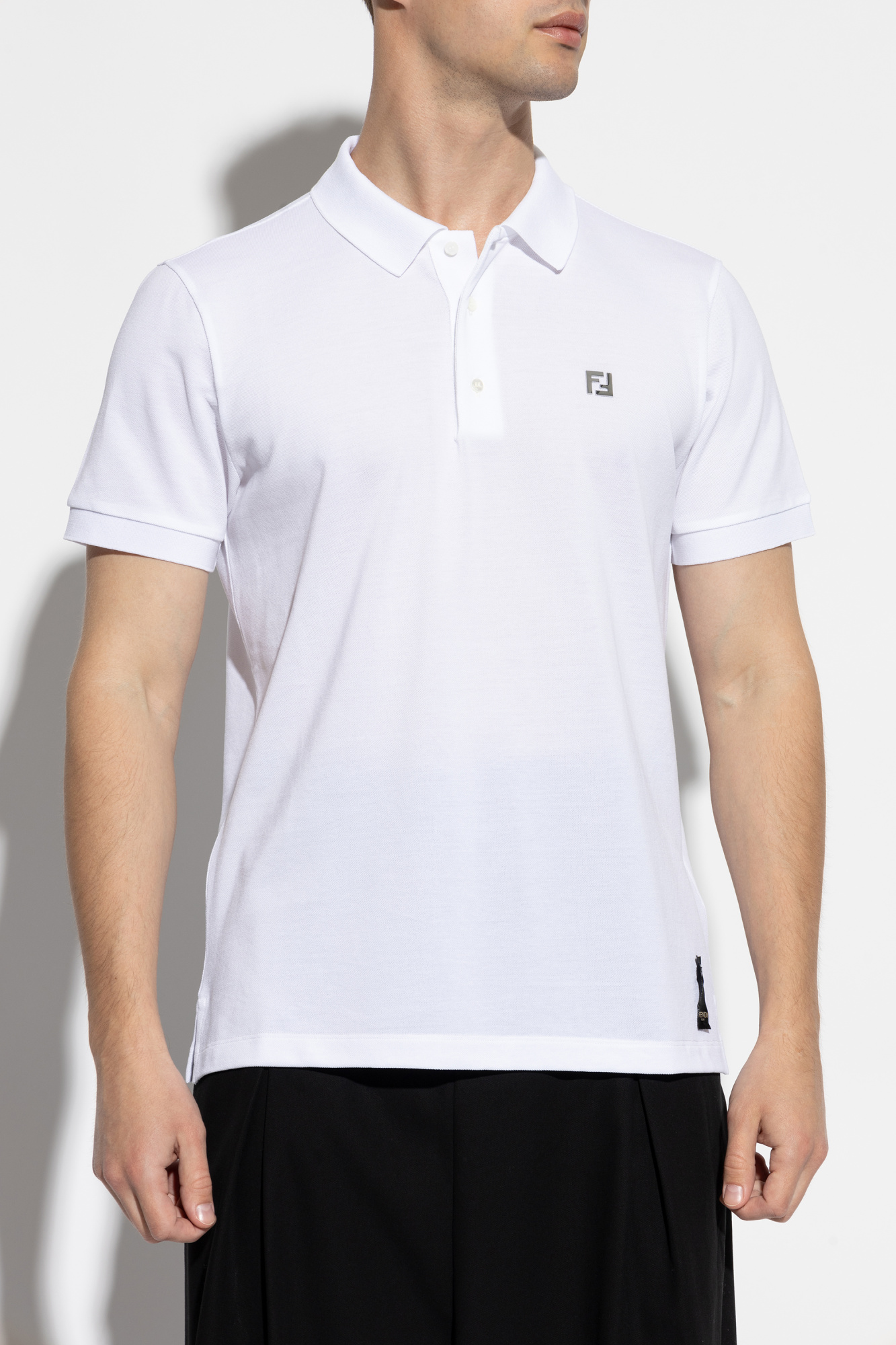 【関税＆送料込み】Fendi T-Shirt And Polo Shirt Polo shirt Cotton Blue | Fendi